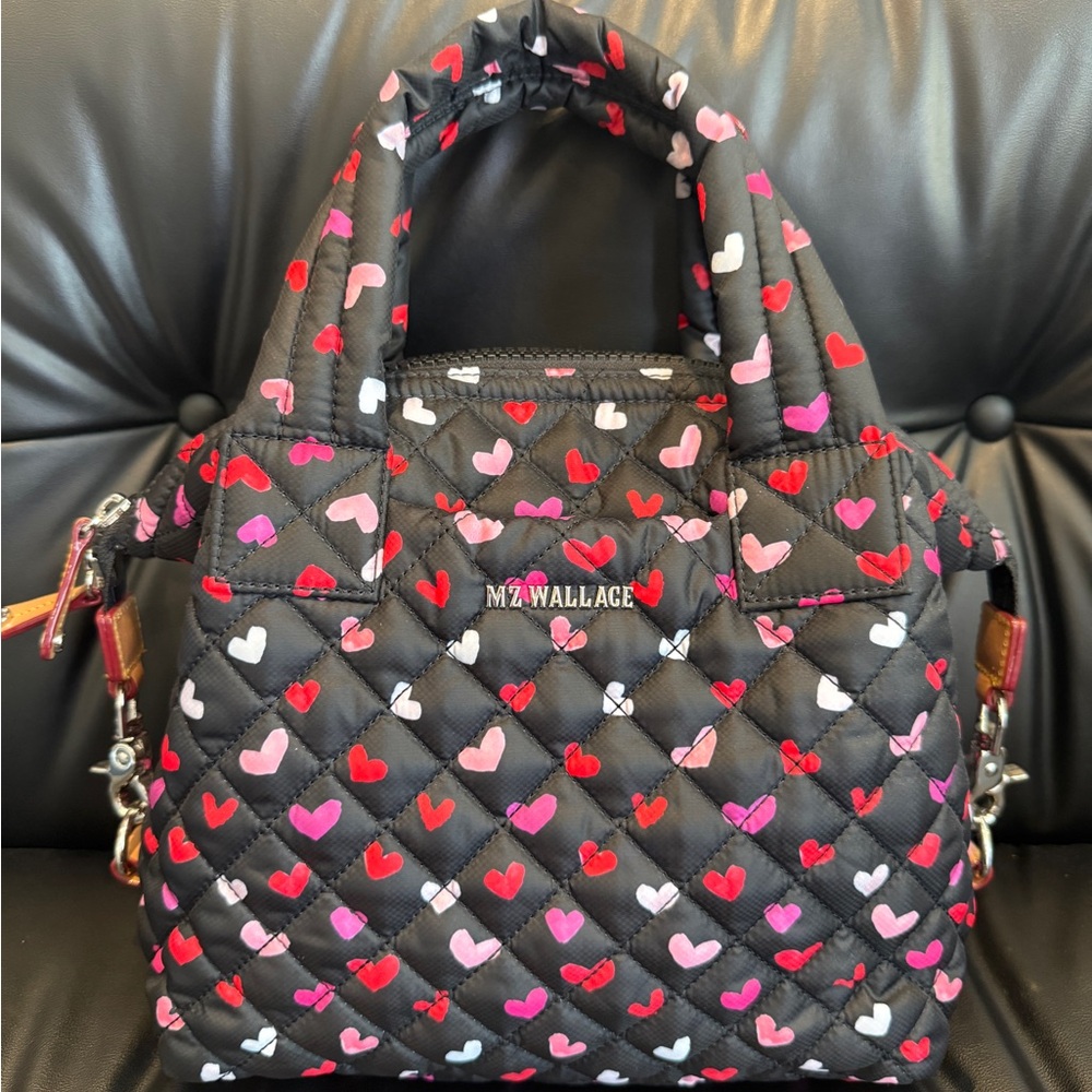 MZ Wallace Sweetheart Print Small Sutton Deluxe